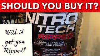 MuscleTech NitroTech Ripped and other weight loss protein powders [upl. by Sihunn]