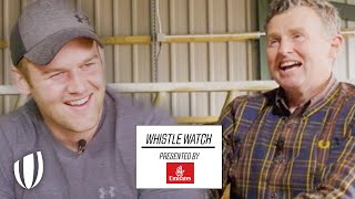 Dan Lydiate and Nigel Owens predict the Rugby Championship  Whistle Watch [upl. by Arabella]