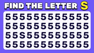 Find the ODD One Out  Numbers and Letters Edition ✅ Easy Medium Hard  30 levels [upl. by Lilas928]