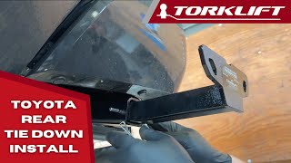 How to Install T3310  Toyota Tacoma Tie Downs by Torklift [upl. by Cestar]