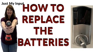 How To Replace The Batteries To Kwikset SmartCode Lock [upl. by Lupita236]