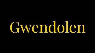 Gwendolen  FanTrailer  Audio Only No voice overs [upl. by Uno]