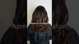 Coloration brune surmesure ✨ coiffureadomicile beauty brunettehair coloration hair coiffure [upl. by Dickinson]