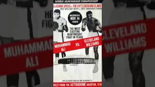 Muhammad Ali Vs Cleveland Willian ‼️Nostalgia ‼️muhammadali boxing shorts [upl. by Nerred]