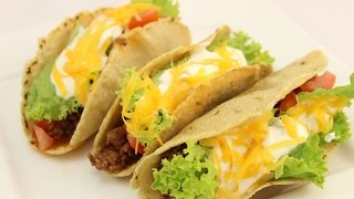 Tacos selber machen  Taco Shells selber machen  Füllung [upl. by Adnol]