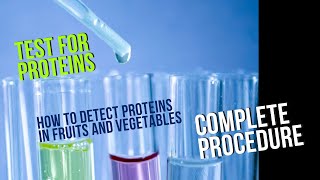 Test for ProteinsNinhydrin test Qualitative phytochemical screening  part 4 [upl. by Husein]