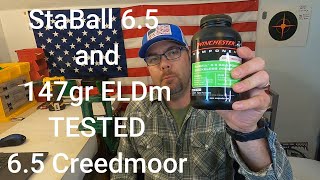 65 Creedmoor  StaBall 65 and 147gr ELD Match Bullets TESTED [upl. by Alethia]