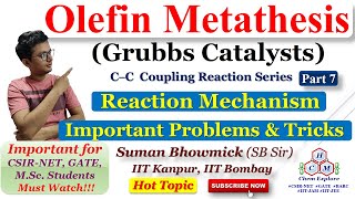 Olefin Metathesis ReactionGrubbs CatalystReaction MechanismWith ProblemsCSIRNET GATETricks [upl. by Anived421]