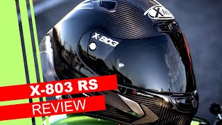 Xlite X803 motorcycle helmet rider review [upl. by Dreeda747]