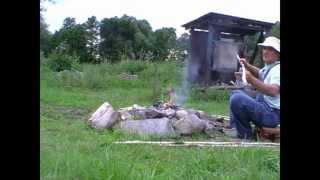 atlatl part 23 making hazel darts  Speerschleuder [upl. by Ahsyad777]