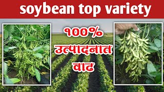 दहा जुलै पर्यंत करता येणार पेरणी  सर्वात जास्त उत्पादन देणार वाण  soybean top variety [upl. by Ruthven784]