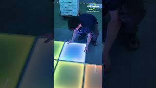 LED dance floor in action transforming any space instantly 🌟 LEDDanceFloor shorts [upl. by Enamrej819]