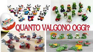 Quanto valgono oggi le Sorprese Kinder anni 90 [upl. by Cirle]