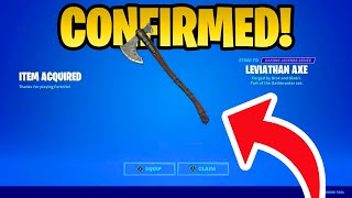 LEVIATHAN AXE CONFIRMED RETURN RELEASE DATE in FORTNITE ITEM SHOP Leviathan Axe Pickaxe Returning [upl. by Kimbell]