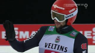 Markus Eisenbichler wird siebter beim Neujahrsspringen in GarmischPartenkirchen beide Sprünge [upl. by Nitaf995]