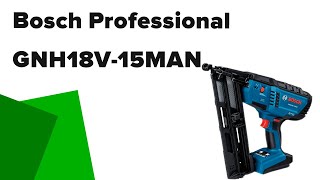 Finish Nailer Bosch Professional GNH18V15MAN 0601482210 Review [upl. by Pasahow]