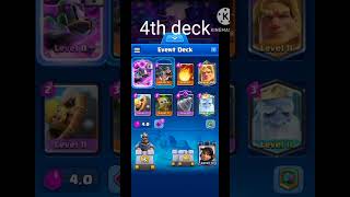 BEST PEKKA EVO LAUNCH CHALLENGE DECKS CLASH ROYALE 3 DECK ✨ [upl. by Mini762]