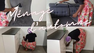 MOTIVATION MÉNAGE DAUTOMNE 🍂 DANS MON SALON  CLEAN With Me  On purifie la 🏡 avant lautomne 🍁 [upl. by Handy]