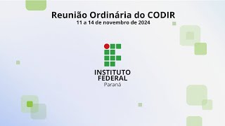 Reunião Ordinária do CODIR  Dia 14 [upl. by Syd445]