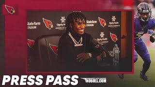 Marquise Browns Introductory Press Conference in Arizona [upl. by Schoenberg]