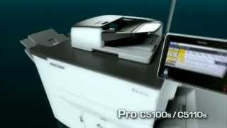 Ricoh Pro C5110S and Pro C5100S digital colour cut sheet printers [upl. by Terencio]