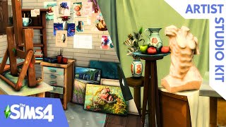 Un estudio de arte en casa​​🎨✨​  Los Sims 4 Artist Studio Kit [upl. by Esydnac]