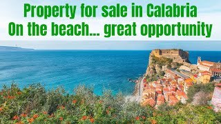 Property for sale in Calabria Italy on the beach [upl. by Etnoed]