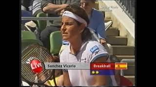 2001 Hamburg Last 16 SanchezVicario vs Chladkova [upl. by Vin224]