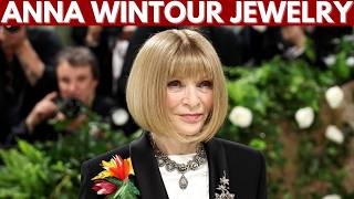 Anna Wintour Jewelry Collection  Most Expensive Gems  Brooches  Tiaras  Pearls  Diamonds [upl. by Ellehcer]