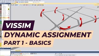 Vissim Tutorial  Dynamic assignment  Basics [upl. by Edualc]