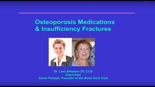 Medications amp Fractures with Sandi Putnam Be Your Own Health Expert Series [upl. by Paulsen12]