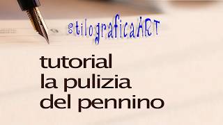 tutorial  Pulizia del pennino della penna stilografica [upl. by Land]