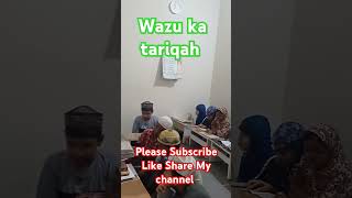 Wazu ka tariqah islamicstatus virealvideo viralvideo viralvideo yutobeshorts live ytshorts [upl. by Amar]