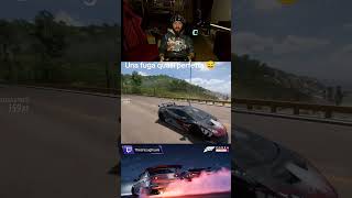 Una fuga quasi perfetta 😅 forzahorizon5 forzahorizon divertimento logitechg923 fuga roleplay [upl. by Eenram177]