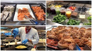 Celebrity Cruises Breakfast Buffet Spa Cafe amp Main Dining Room  Menu [upl. by Carolann]