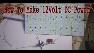 How to make a 12v 5v 3v DC Power supply transformer less [upl. by Etteuqram]