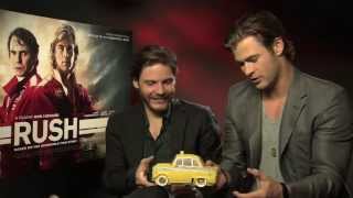 Daniel Brühl And Chris Hemsworth Vs Empires Rush Quiz  Empire Magazine [upl. by Eojyllib]