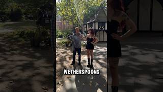 Kicked out of a Wetherspoons on a first date 😱 funny viral publicinterview [upl. by Esdras]