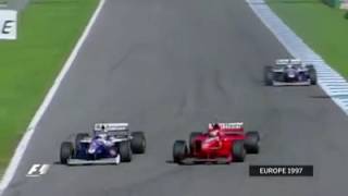 Michael Schumacher VS Jacques Villeneuve 1997 [upl. by Lassiter]