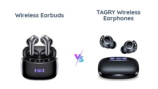 Wireless Earbuds Bluetooth vs TAGRY  Which is Better [upl. by Enairda72]