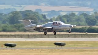 Morane Saulnier MS760 Paris I Armor Aero Passion French Navy arrival at RNAS Yeovilton Air Day 2018 [upl. by Niloc301]