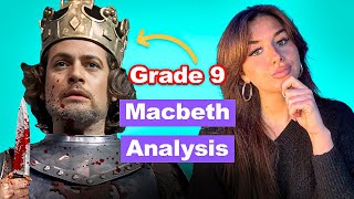 3 Macbeth Grade 9 Quotes and Analysis  Key Theme of Kingship [upl. by Nobe]