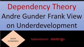 Andre Gunder Frank Theory of Underdevelopment  The Development of Underdevelopment  malayalam [upl. by Torrell]