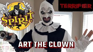 TERRIFIER ART THE CLOWN ANIMATRONIC FROM SPIRIT HALLOWEEN UNBOXING amp SET UP [upl. by Yssenhguahs]