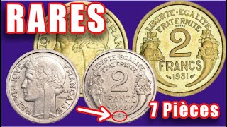 7 Précieuses Pièces RARES de 2 FRANCS MORLON [upl. by Hsot]