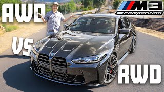 2022 BMW M3 Competition RWD First Drive amp POV BETTER Than xDrive AWD [upl. by Fuld]