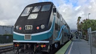 Metrolink HD 60fps Riding Rotem Cab Car 676 on Train 150 Chatsworth to LA Union Station 31116 [upl. by Madalyn]