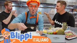 Cuciniamo e impariamo la lingua dei segni americana  Blippi in Italiano Video educativi per bambini [upl. by Patterman]