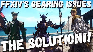 The Solution to FFXIVs Gearing Issues Copium included [upl. by Tnomal]