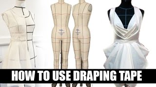 How to use Draping Tape [upl. by Izawa]